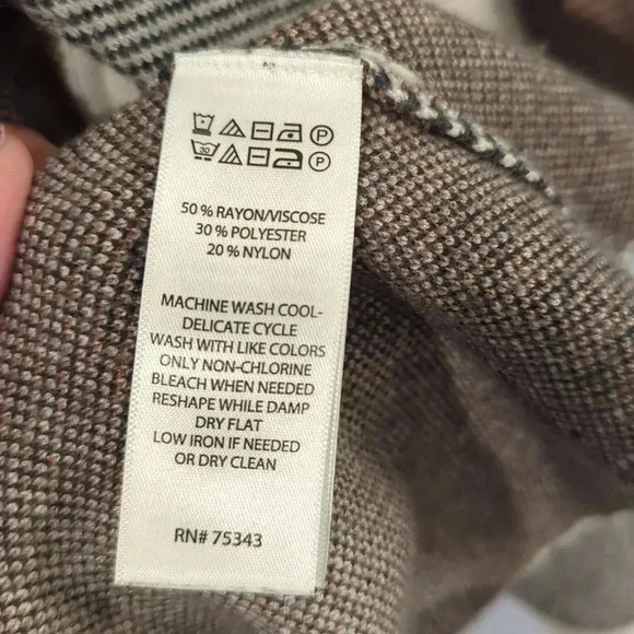 Joie Hooded Open Cardigan Sweater Plaid size Small - Picture 5 of 10